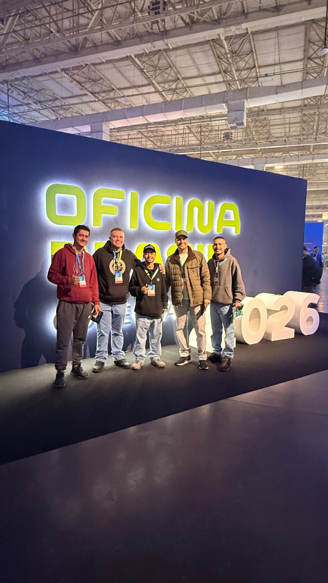 Equipe da Impacto Autocenter no evento Oficina Brasil 2026